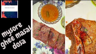 Mysore ghee masal dosastreet food style [upl. by Morganica]