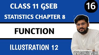 16  illustration 12  chapter 8 function  gseb stat  function stat gseb  class 11 stat gseb [upl. by Meeks]