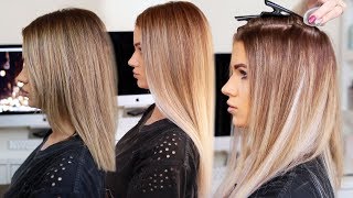 HOW TO APPLY TAPE IN HAIR EXTENSIONS  Step by step tutorial [upl. by Mendel125]