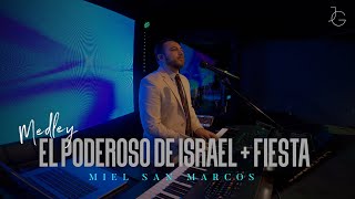 El Poderoso De Israel  Fiesta  Miel San Marcos MEDLEY  Jafet Galdamez KEY CAM MielSanMarcos [upl. by Ddart]