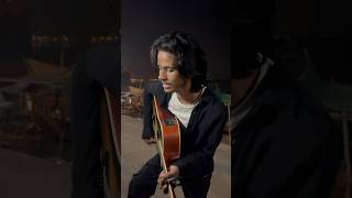 Ye dil kyu toda 🖤🥹 trending viral singer youtube singing guitar explore banaras liveghat [upl. by Atiuqam399]