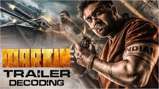 Martin Trailer Decoding  Dhruva Sarja  Uday K Mehta  Action King Arjun  Cineulagam [upl. by Marena]