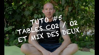 TUTO 5  AMELIORES TES APNEES TES AGACHONS AVEC LES TABLES CO2O2 ET MIX DES DEUX [upl. by Andriana]