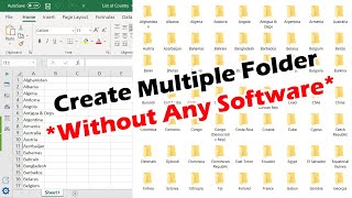 Create Multiple Folders At Once Using Batch File [upl. by Ezaria]