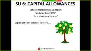 What are Capital Allowances  Taxation in South Africa TAX2601 TAX UNIVERSITY [upl. by Sinnelg]