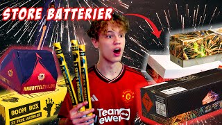 KÆMPE Fyrværkeri Giveaway Kæmpe Batterier VLOG [upl. by Arrik]