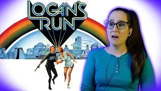 LOGANS RUN Movie Reaction FIRST TIME WATCHING [upl. by Yrak]