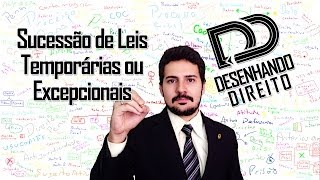 Direito Penal  Art 3 CP  Leis Temporárias e Excepcionais Link com áudio melhor na descrição [upl. by Zevahc]