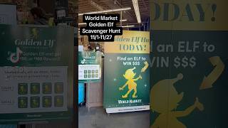 Come with me to find the Golden Elf at World Market worldmarket losangeles thingstodo holiday [upl. by Ecnerolf210]