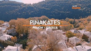 Flight above Pinakates village Pelion Greece Follow Sophie the drone here 👉  flywithsophie [upl. by Leinadnhoj949]