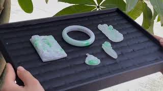 jadeite jade pendant bangle jewelry [upl. by Hyo905]