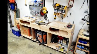 Miter Saw Station A Comprehensive Build [upl. by Kaazi]