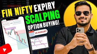 Intraday Trading  Banknifty option Scalping 13th AUGUST  Option Buying [upl. by Modesta414]