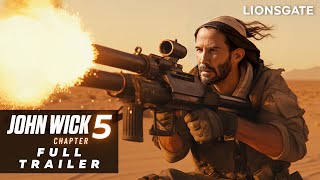 John Wick Chapter 5 – First Trailer 2024 Keanu Reeves Ana de Armas Movie  Lionsgate [upl. by Osrick584]