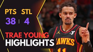 Trae Young HighlightsCharlotte Hornets vs Atlanta Hawks October 25 2024 [upl. by Hayalat]