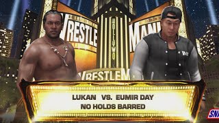 Lukan Beazley VS Eumir Day WWE MATCH 2024 [upl. by Kela]