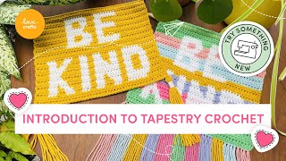 Introduction to tapestry crochet [upl. by Blodgett138]