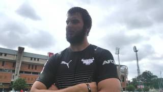 Afrikaans Lood de Jager talks Crusaders [upl. by Ybba]