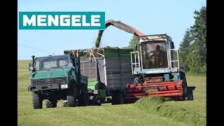 Old skool silage Mengele SF6000 Unimog amp Fendt [upl. by Hedvig]