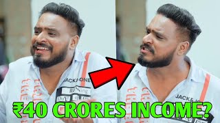 AmitBhadana EARNED ₹40 Crores His Reaction  Top Earning Indian YouTubers 2021  shorts [upl. by Erdnassak751]