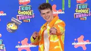 Merrick Hanna 2024 Kids Choice Awards Orange Carpet [upl. by Macmahon]