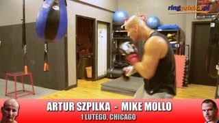 Artur Szpilka  migawka z worka podczas treningu w Chicago [upl. by Lednyk]