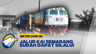 PT KAI Pastikan Jalur Kereta Api Semarang Bisa Dilalui dengan Kecepatan Terbatas [upl. by Nihi545]