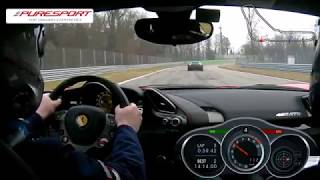 Ferrari 488 GTB MONZA con istruttore a tratti indisponente PURESPORT [upl. by Anirbes28]