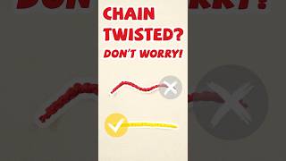 Use the first chain stitch to keep your foundation chain doesnt twistcrochet crochettips [upl. by Prior]