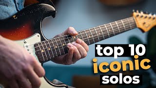 10 ICONIC GUITAR SOLOS everyone should know [upl. by Nyladnewg]