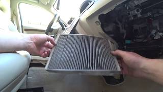 Replacing cabin filter and cleaning AC evaporator on a Volvo [upl. by Kellsie893]