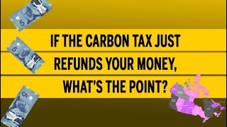 If the carbon tax just refunds your money what’s the point [upl. by Wamsley847]