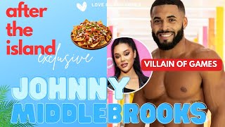 Love Island Games Johnny Middlebrooks Exit Interview  After The Island [upl. by Halilahk577]