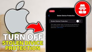 How to Turn Off Stolen Device Protection on iPhone iOS 18 2024 StepByStep [upl. by Jennette]