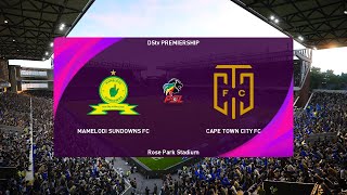 Mamelodi Sundowns vs Cape Town City FC 25052024 DStv Premiership PES 2021 [upl. by Orlene]