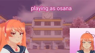 playing as osana in yandere fangame for android gameplay sorry no DL☆ [upl. by Bohannon]