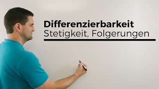 Differenzierbarkeit Stetigkeit Folgerungen quotProfiversionquot  Mathe by Daniel Jung [upl. by Einhpad]