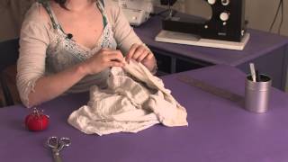 How to Sew a Shirt amp Skirt Together  Shirt Modifications [upl. by Llereg]