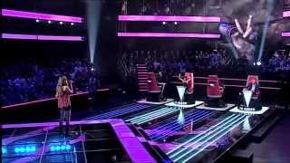 Bianca Barros  quotListenquot Beyoncé  Prova Cega  The Voice Portugal  Season 2 [upl. by Veradis]