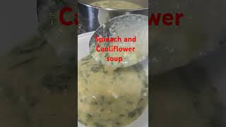 Healthy Soupspinachcouliflower soupvideo [upl. by Ahsika]