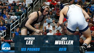 Spencer Lee vs Jack Mueller FULL 2019 NCAA Championship match at 125 pounds [upl. by Velick]