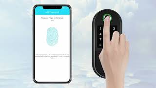 TTlock app tutorial include registrator fingerprint password card bluetooth ekey unlock [upl. by Nanon477]