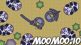 MooMooio Samurai Cows Deserts amp New Weapons MooMooio New Update Cows Bulls amp Desert Biome [upl. by Quick385]