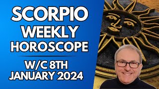 Scorpio Horoscope Weekly Astrology from 8th January 2024 [upl. by Aenitsirhc]