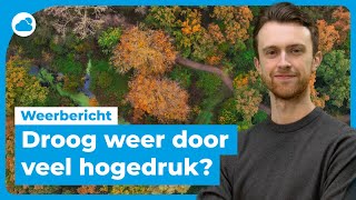 Weerbericht wordt het kouder door invloed van hogedruk [upl. by Ifen935]