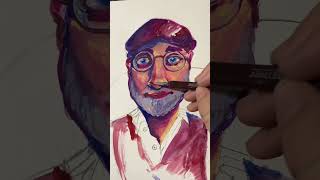 Painting ssavaart in gouache art painting artist [upl. by Haissi]