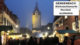 GENGENBACH Navidad Weihnachtsmarkt Christmas Market Alemania Germany Deutschland [upl. by Ahsemad]