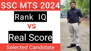 SSC MTS cut off Prediction  Rank iq vs Real Score  My Scorecard mts 2022 [upl. by Ammej185]