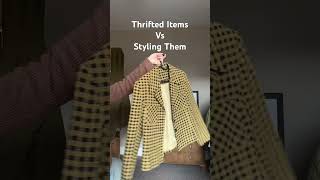 Styling all the best thrifted finds thriftedoutfits thriftstyle thriftfinds thrifthaul [upl. by Erin415]