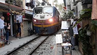 Hanoi Train street Vietnam [upl. by Mizuki]